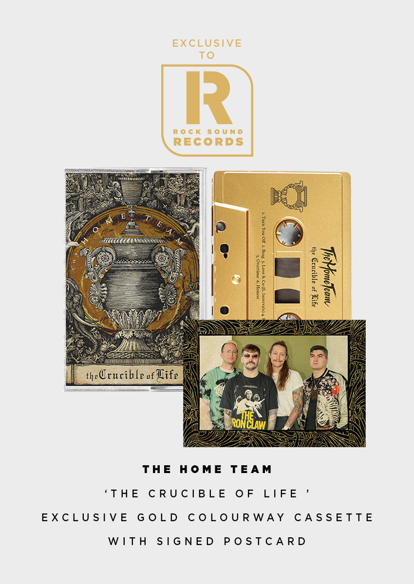 The Home Team - 'The Crucible Of Life' Exclusive Gold Cassette + Signed Postcard